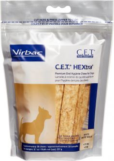 CET HEXtra Chews for Dogs under 11 lbs 30 Count