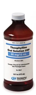 Theophylline Elixir 80mg/15mL 473mL