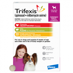 Trifexis For Dogs 5-10 lbs 1 Month