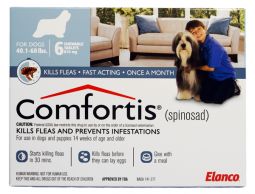 Comfortis 810mg for Dogs 40-60 lbs 1 Tablet