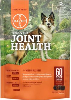 Pet Protect Hip & Joint+ Supplement for Dogs 60 Chews